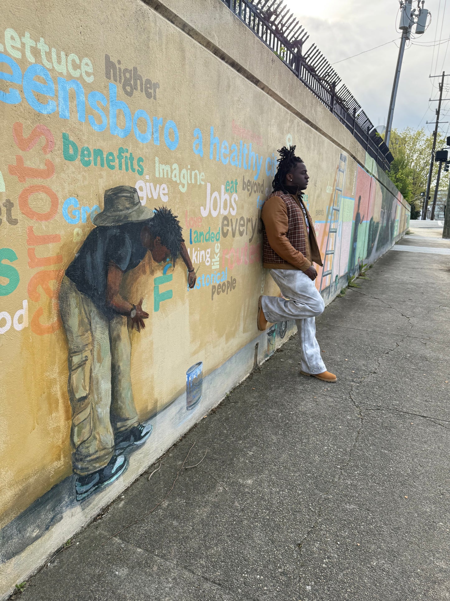 'SurfaceIllusion' Stonewashed Sweatpants