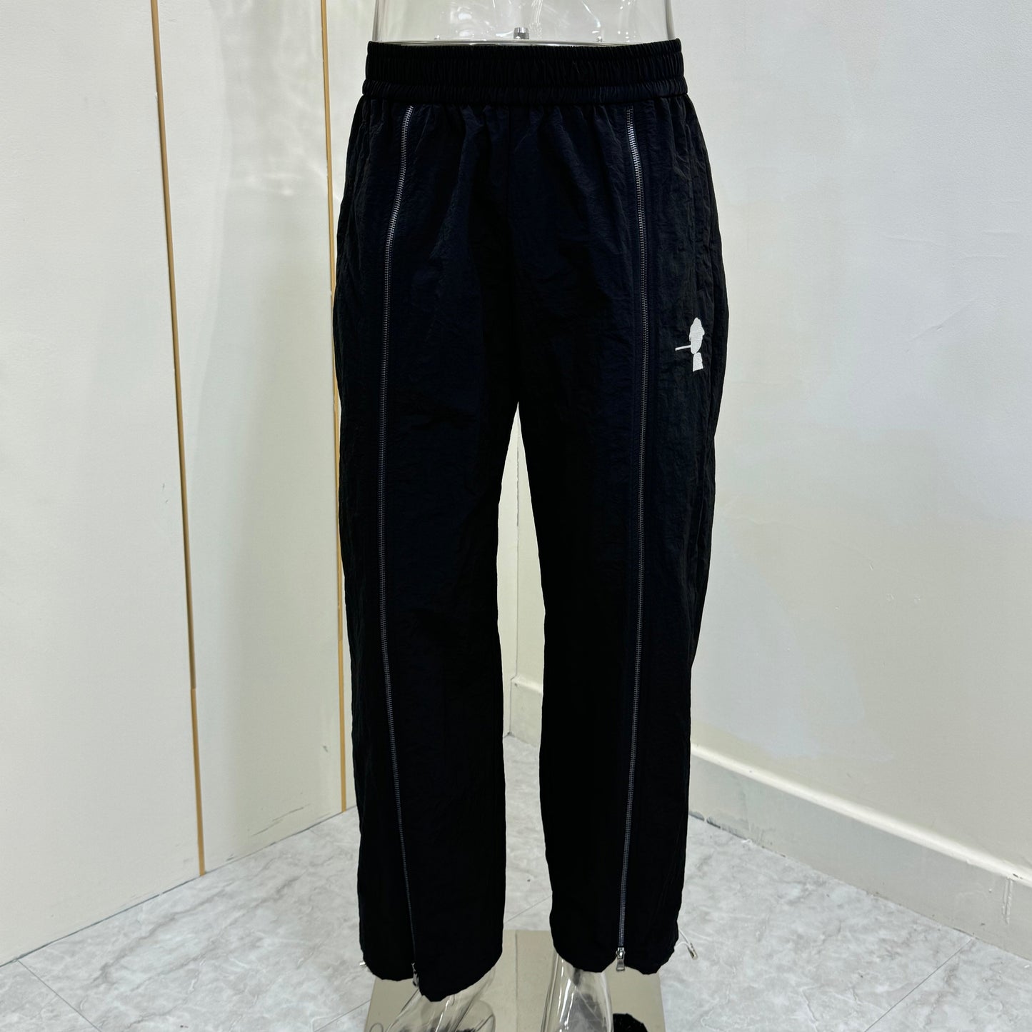 "This Is Not Designer" Layer-Zipped Nylon Pants